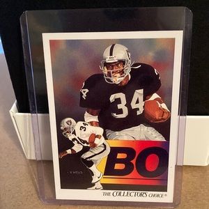 1991  Upper Deck BO JACKSON  #93 Football Card The Collector’s  Choice